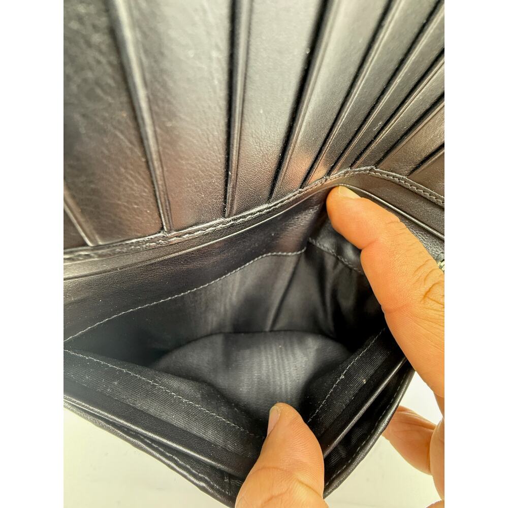 Prada Large Spazzolato Blue & Black Wallet/Clutch Organizer*Limited Edition*EUCC - Picture 8 of 15